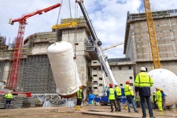 AKKUYU NGS’NİN 2. GÜÇ ÜNİTESİ’NİN REAKTÖR BİNASINDA BİRİNCİL DEVRE EKİPMANLARININ MONTAJI TAMAMLANDI