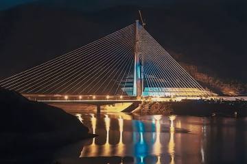 Proje: Türkiye’nin Tek Ayaklı ilk Asma Köprüsü "Kömürhan Köprüsü"