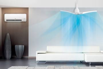 Daha Fazla Serinlik için Klima ve CeilingFan Birlikteliği