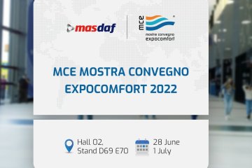 Masdaf, Mostra Convegno Expocomfort Fuarı’na Katılıyor