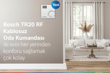 Bosch’un Yeni Kablosuz Oda Kumandası ile Konfor Her Zaman El Altında