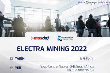 Masdaf, 5-9 Eylül’de Electra Mining Africa Fuarı’nda