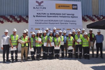 KALTUN MADEN ve BORUSAN CAT KADIN İŞ MAKİNESİ OPERATÖRÜ İSTİHDAMI İÇİN GÜÇLERİNİ BİRLEŞTİRDİ