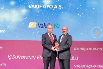Vakıf GYO, Türkiye Mükemmellik Ödülü’nün sahibi oldu