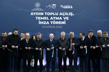 QUA Granite’in yeni üretim hatları Sanayi Bakanı Mustafa Varank’ın katılımıyla açıldı