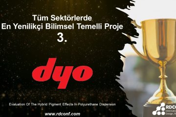 DYO Ar-Ge Projesi RDCONF’da 3.’lük Ödülü Aldı