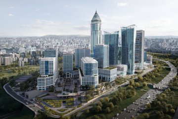 İSTANBUL FİNANS MERKEZİ’NİN BANKALAR ETABI CUMHURBAŞKANI ERDOĞAN TARAFINDAN HİZMETE AÇILDI