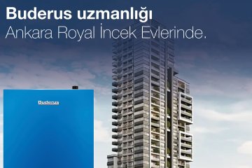 Royal İncek, Buderus ile ısınıyor