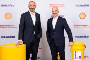 Shell, Komatsu İş Makinaları için Yeni Nesil Madeni Yağlar Üretecek