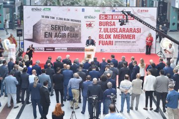 7. Bursa Blok Mermer Fuarı Kapılarını Açtı