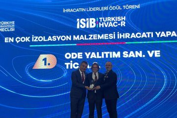 ODE, yalıtım malzemeleri ihracatında zirveye yerleşti