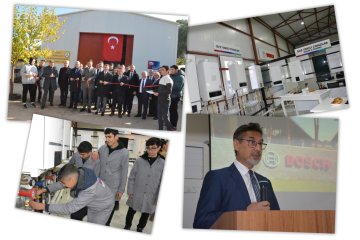 Bosch Home Comfort Türkiye, Manisa Mesleki ve Teknik Anadolu Lisesi’nde uygulama laboratuvarı açtı