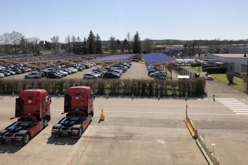 Bourg-en-Bresse'deki Renault Trucks tesisi 17 hektarlık güneş enerjisiyle donatılıyor