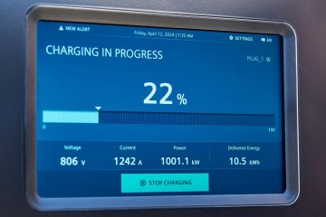 Siemens’in prototip Megawatt Şarj Sistemi (MCS) ilk kez 1MW şarj sağlamayı başardı