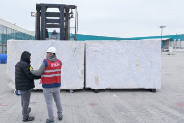 İzmir Mermer Fuarı’nda iki Eyfel Kulesi ağırlığında doğal taş sergilenecek
