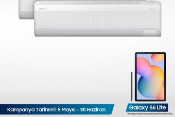 Samsung Split Klimalarda Galaxy S6 Tablet hediye fırsatı