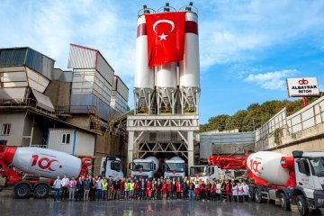Albayrak Beton’un, metro projelerine üretim yapacak tesisi faaliyete başladı