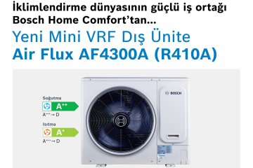 Bosch Home Comfort’tan Kompakt ve Verimli Çözüm: Yeni Mini VRF Dış Ünite Air Flux AF4300A