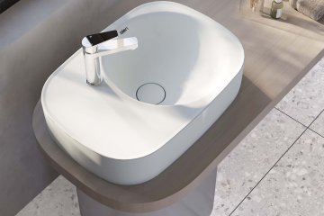 Bien’den Banyolara Modern Bir Dokunuş: SQ Tam Tezgâh Üstü Lavabo