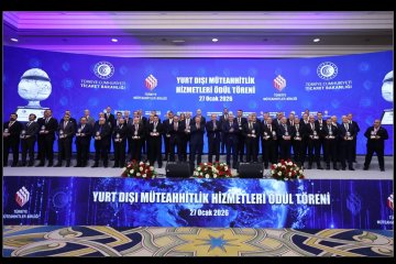 Türk müteahhitlik ve müşavirlik sektörünü dünyada temsil eden firmalar ödüllendirildi