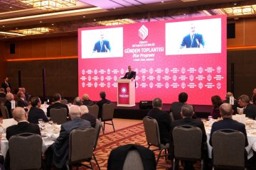 Türkiye Müteahhitler Birliği gündem toplantısında küresel pazarlar ve eşit rekabet vurgusu