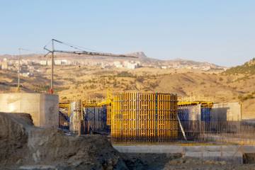 Şırnak Arıtma Tesisi Projesinde İNTEK Kalıp ve İskele Sistemleri Tercih Edildi