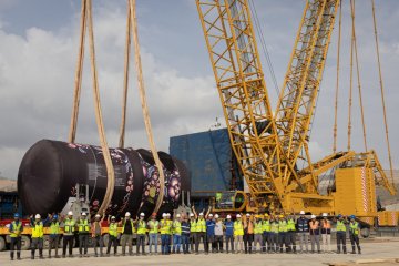 AKKUYU NGS’NİN 4. GÜÇ ÜNITESİ’NE AİT REAKTÖR BASINÇ KABI SAHAYA TESLİM EDİLDİ