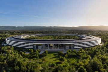 En gelişmiş prekast beton yapılardan biri olan Apple Park dünyanın doğal havalandırmalı en büyük binalarından da biri