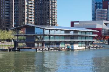Dünyanın En Büyük Yeşil Çatılı Yüzer Ofisi: FOR / Floating Office Rotterdam