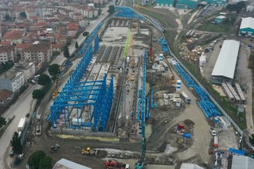 Türkiye'nin ilk hızlı tren fabrikasının inşaatı devam ediyor