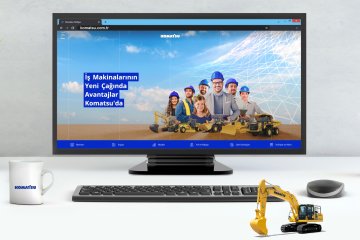 Yenilenen Komatsu Web Sitesi Yayında