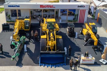Marubeni Dağıtım ve Servis; Komatsu, Dieci, Crown ve Montabert Markaları ile Mermer Sektöründeki Farklı Çözümlerini Sergiliyor