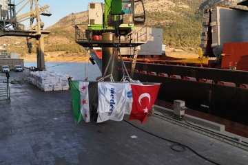 Medcem Çimento, 15 yıl aradan sonra Suriye’ye ilk çimento ihracatını gerçekleştirdi