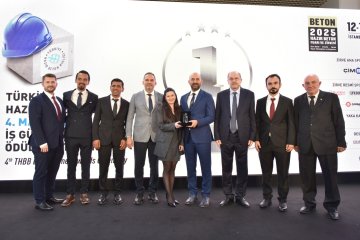 Türkiye Hazır Beton Birliğinin 4. Mavi Baret İş Güvenliği Ödülleri sahiplerini buldu