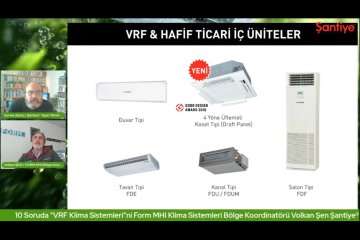 10 Soruda VRF Klima Sistemleri... Çalışma prensibi, verimli olduğu mekanlar, avantajları, çeşitleri, seçimde dikkate alınması gereken unsurlar