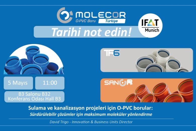 Molecor, IFAT Munich 2026’da En Yeni İnovasyonlarını Tanıtıyor