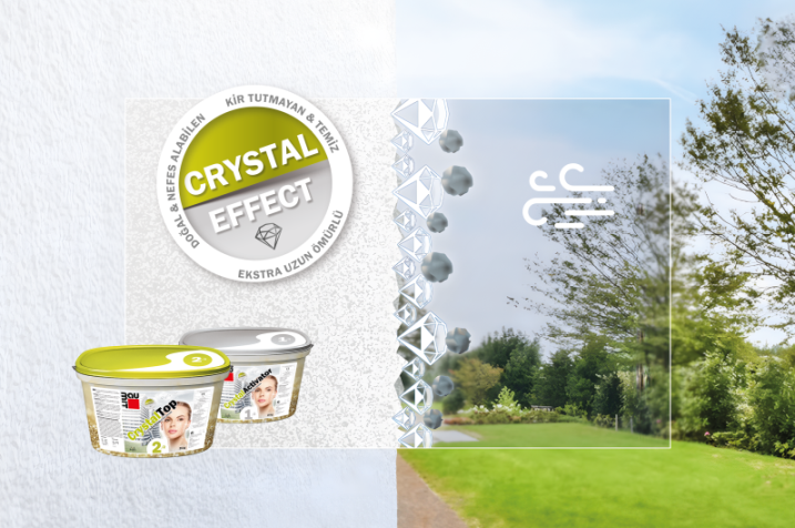 Uzun Ömürlü Cephelerin Sırrı Baumit CrystalEffect
