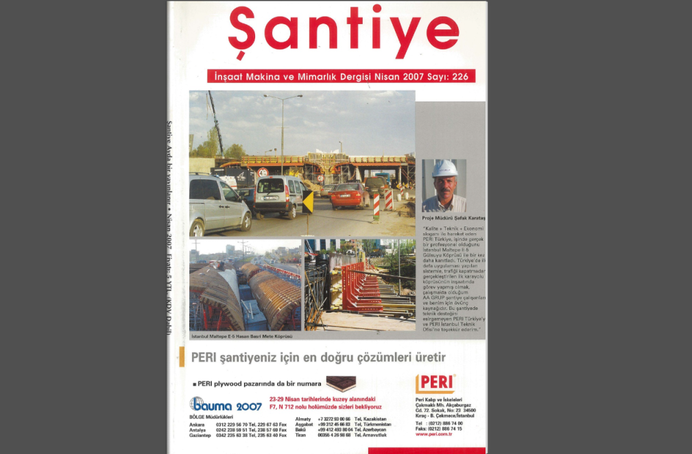 Şantiye'nin Nisan 2007 (226.) Sayısı Yayında