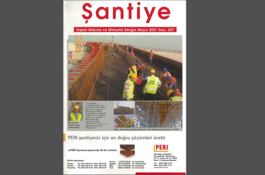 Şantiye'nin Mayıs 2007 (227.) Sayısı Yayında