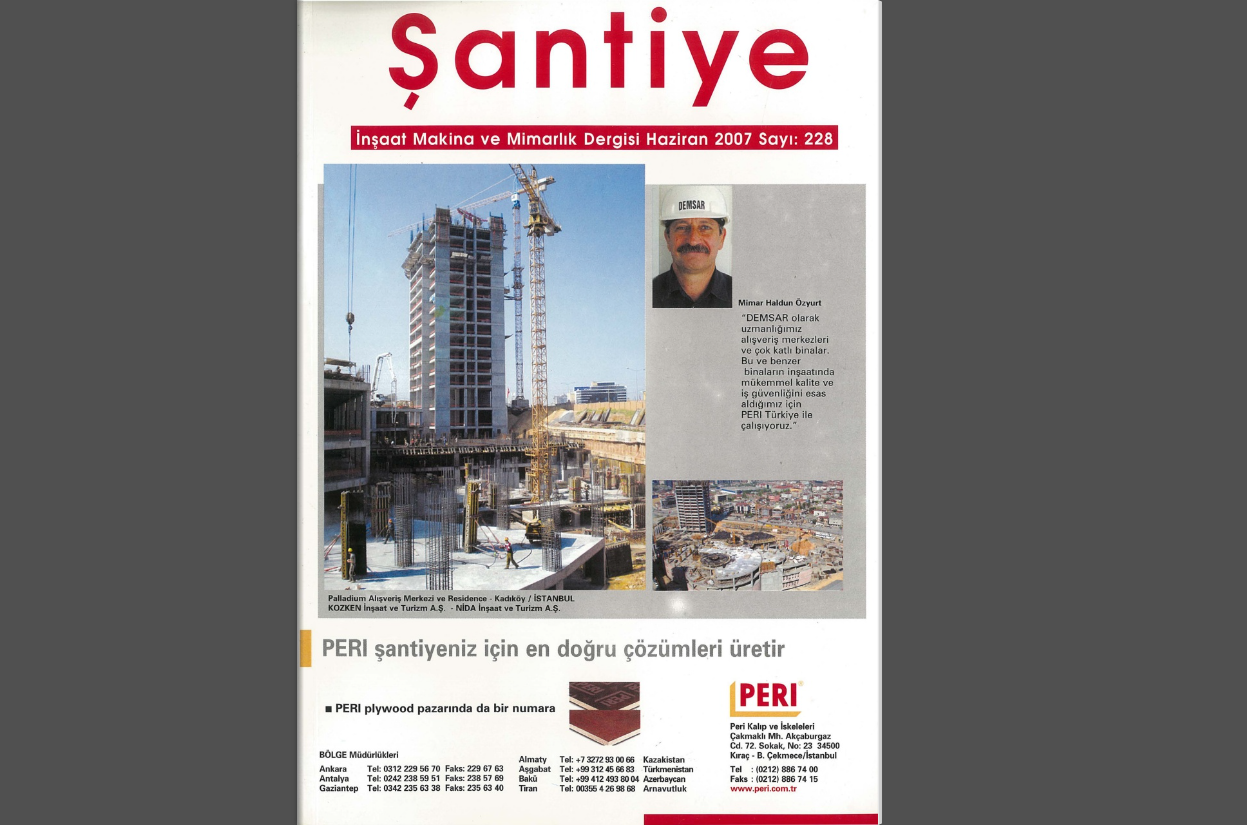 Şantiye'nin Haziran 2007 (228.) Sayısı Yayında