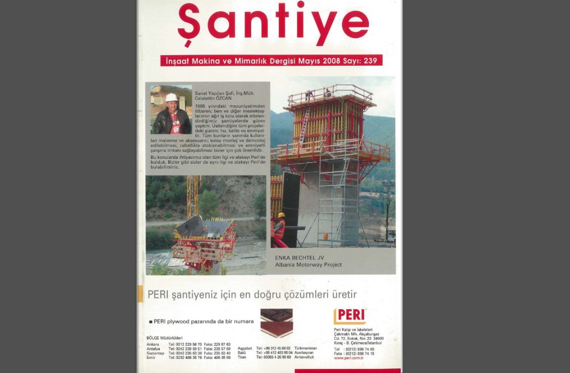 Şantiye'nin Mayıs 2008 (239.) Sayısı Yayında