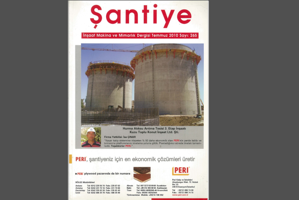 Şantiye'nin Temmuz 2010 (265.) Sayısı Yayında