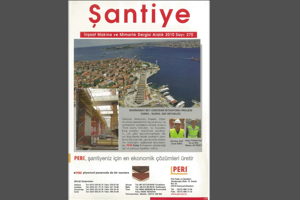 Şantiye'nin Aralık 2010 (270.) Sayısı Yayında