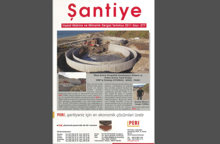 Şantiye'nin Temmuz 2011 (277.) Sayısı Yayında