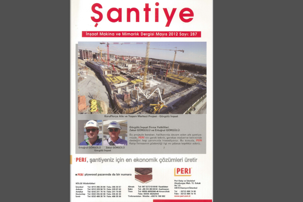 Şantiye'nin Mayıs 2012 (287.) Sayısı Yayında