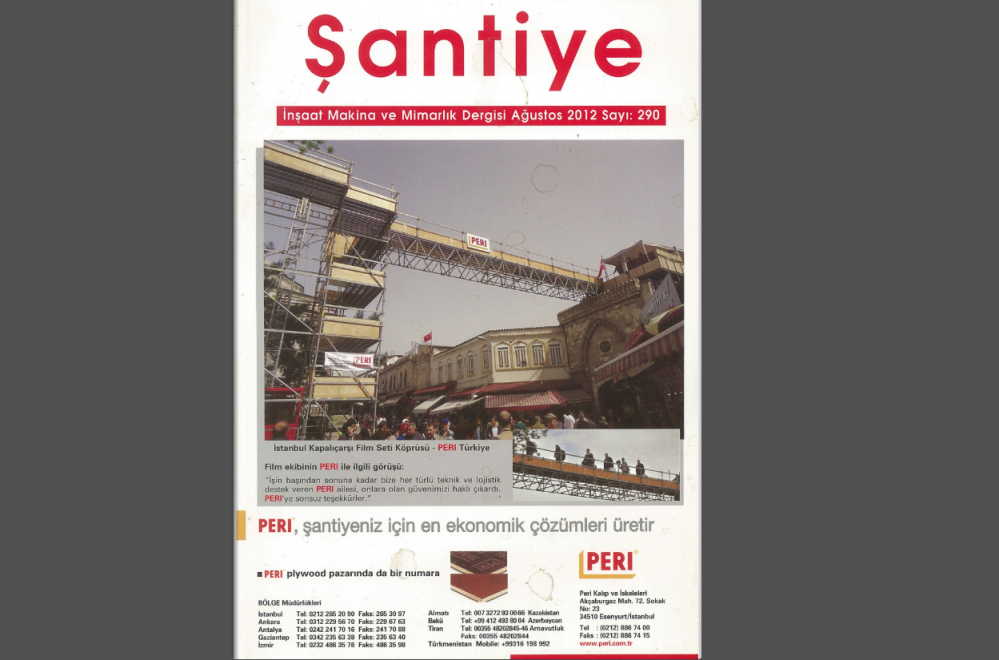 Şantiye'nin Ağustos 2012 (290.) Sayısı Yayında