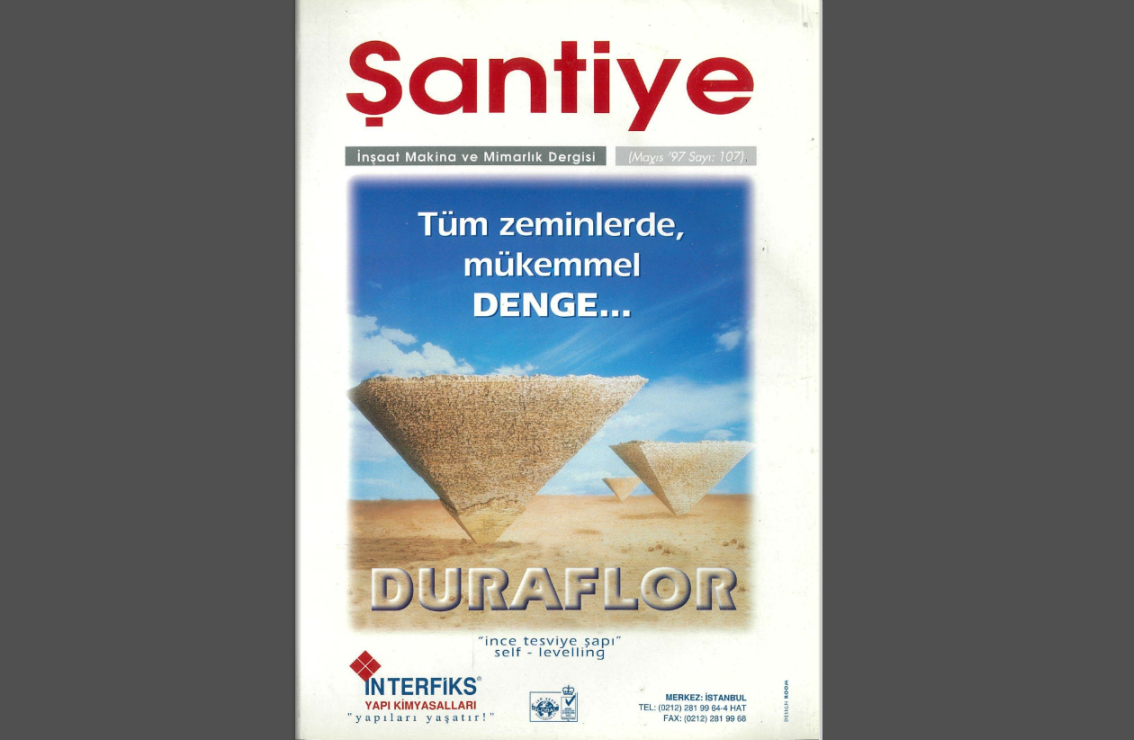 Şantiye'nin Mayıs 1997 (107.) Sayısı Yayında