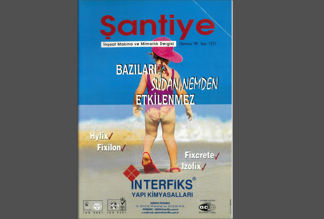 Şantiye'nin Temmuz 1998 (121.) Sayısı Yayında