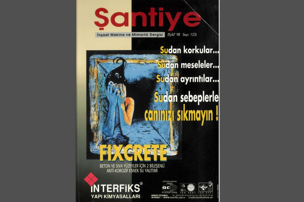 Şantiye'nin Eylül 1998 (123.) Sayısı Yayında
