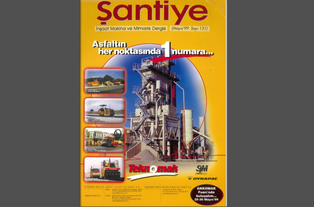 Şantiye'nin Mayıs 1999 (131.) Sayısı Yayında